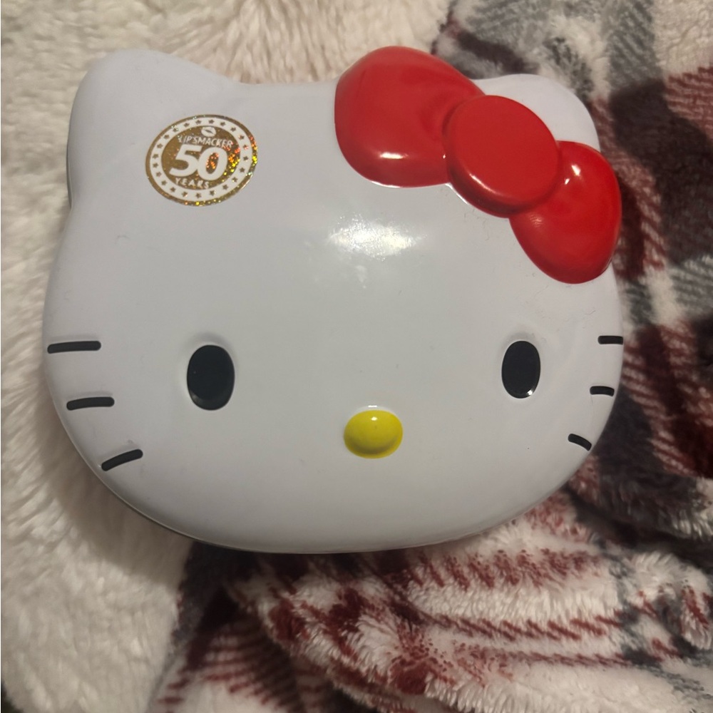 Hello Kitty X Lip Smacker metal tin case